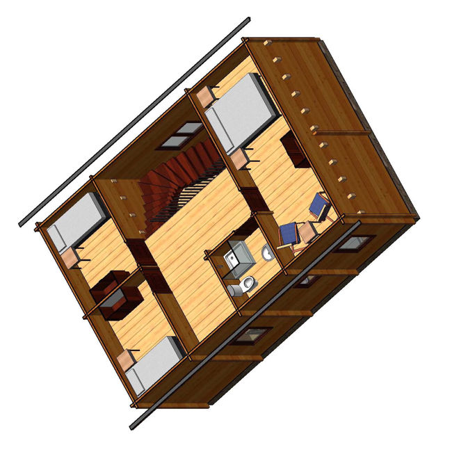 Plano 4 Casa de Madera Bolaños II
