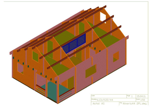 Plano 3 Casa de Madera Bolaños II