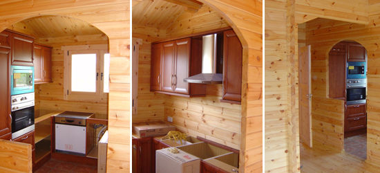 Interiores Casas de Madera Ciudad Real