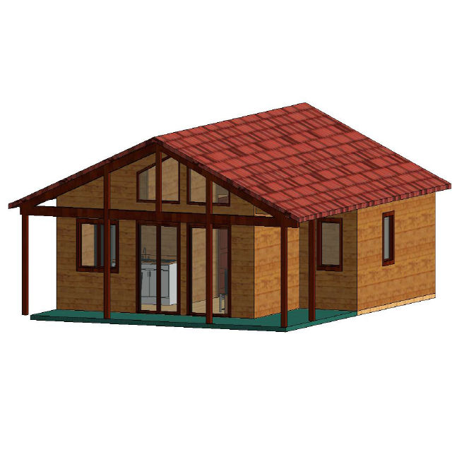 Plano 2 Casa de Madera Córdoba