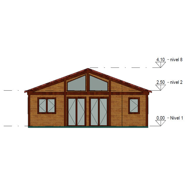 Plano 3 Casa de Madera Córdoba