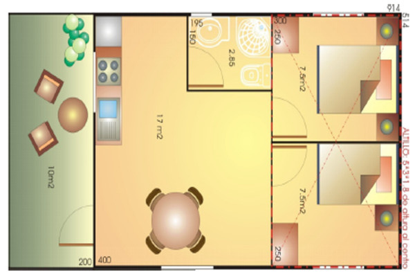 Plano 1 Casa de Madera Europa