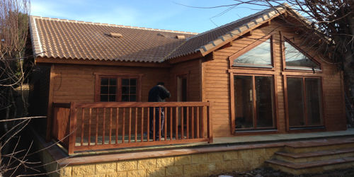 Interiores Casas de Madera Francia