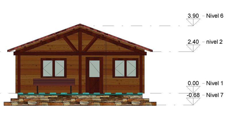 Plano 5 Casa de Madera Galicia