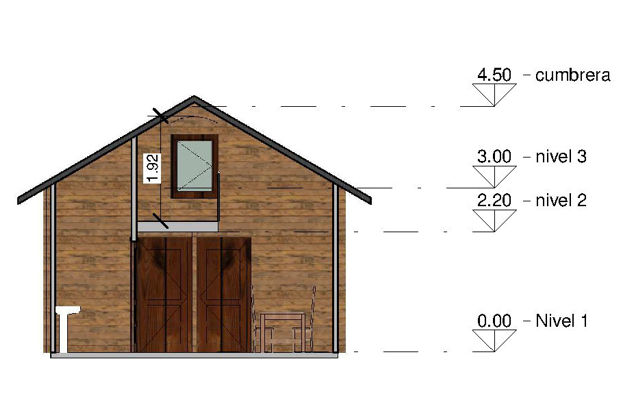 Plano 2 Casa de Madera Girona