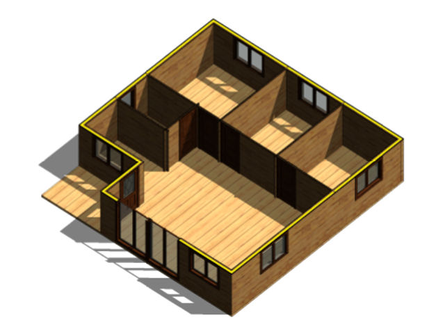 Plano 2 Casa de Madera Granada