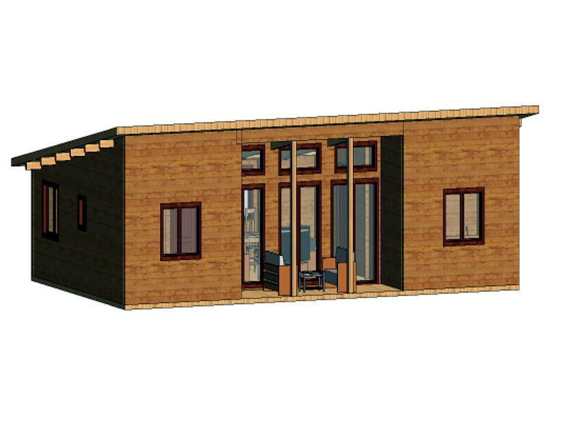 Plano 2 Casa de Madera Heidi