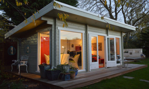 Casas de Madera Heidi de 43 m2 c/baño y 2 hab.