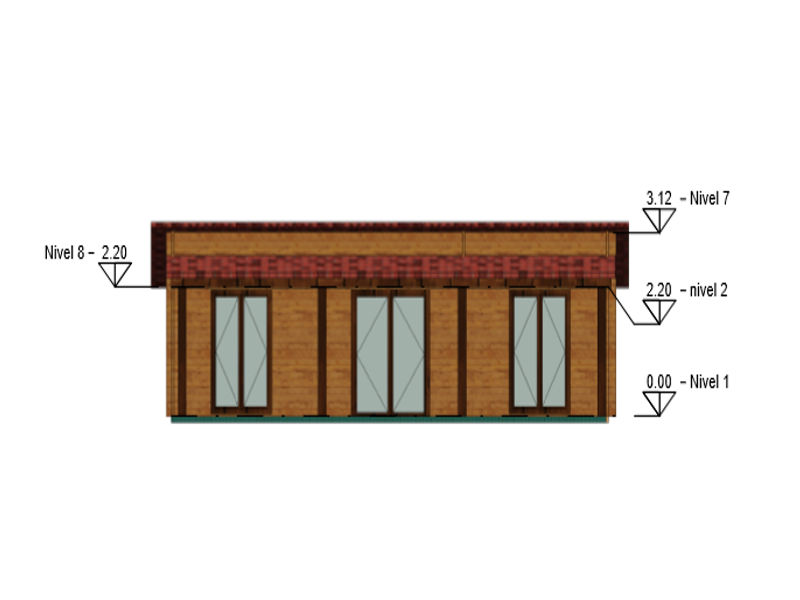 Plano 5 Casa de Madera Heidi