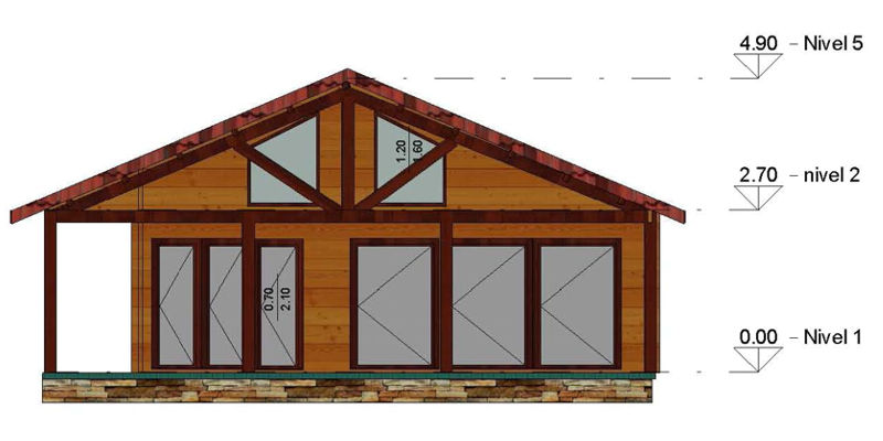Plano 5 Casa de Madera Irrueta