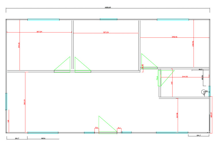 Plano 1 Casa de Madera Kristy I