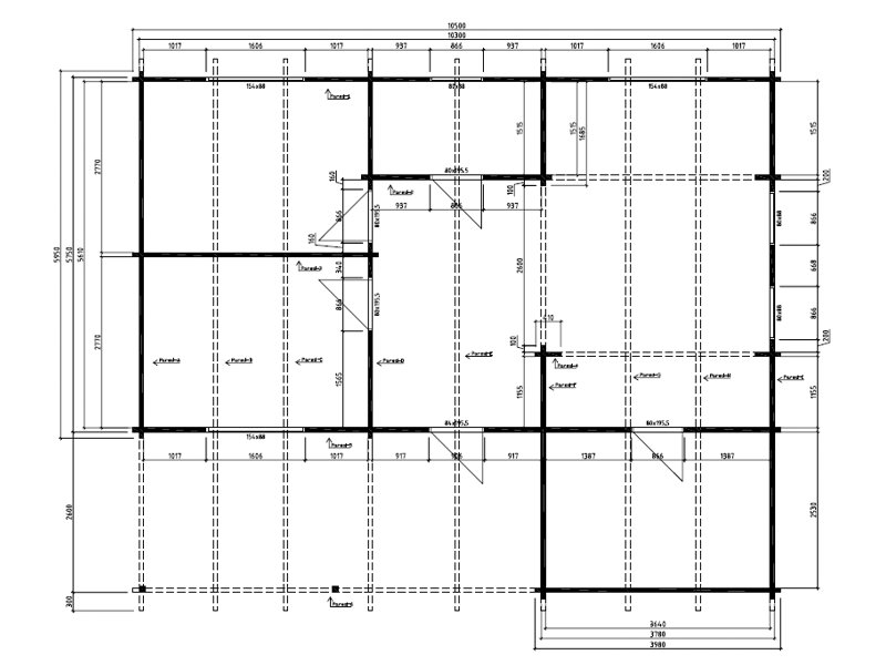 Plano 3 Casa de Madera Kristy III