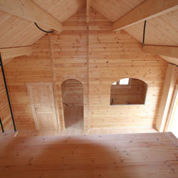 Interiores Casas de Madera Lindau