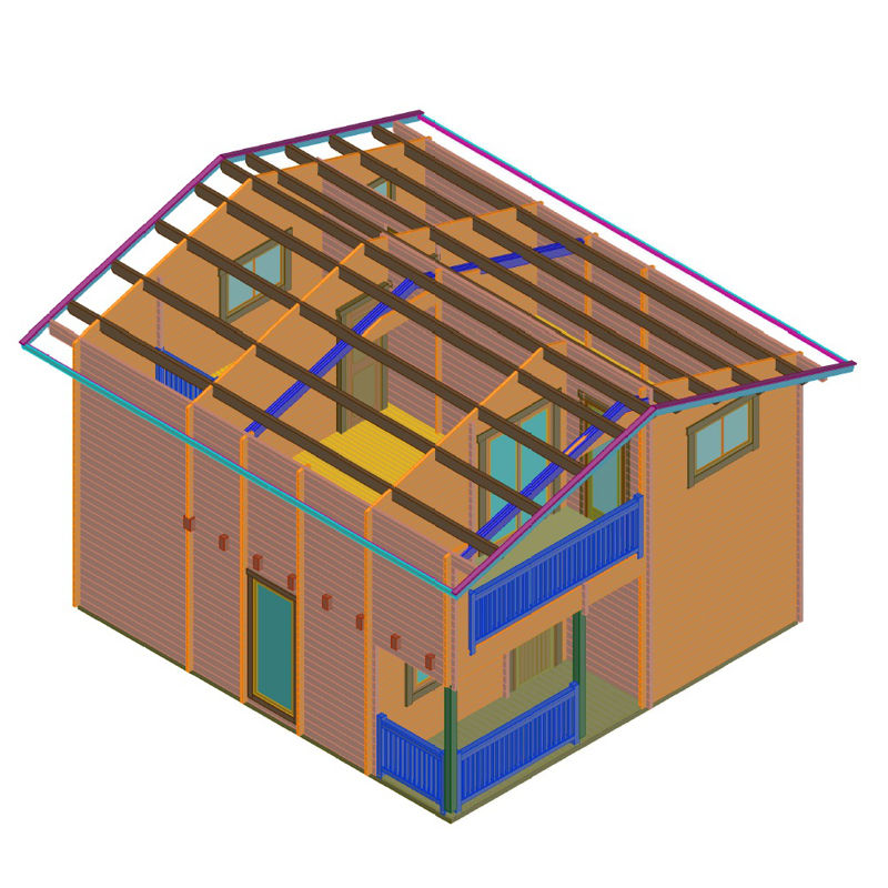Plano 4 Casa de Madera Marta III