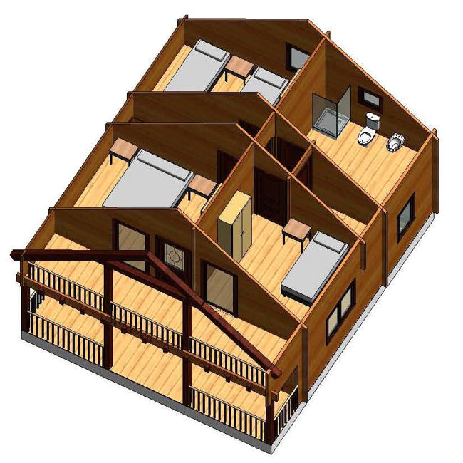 Plano 5 Casa de Madera Marta II