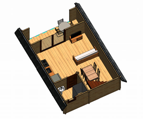 Plano 5 Casa de Madera Nahia