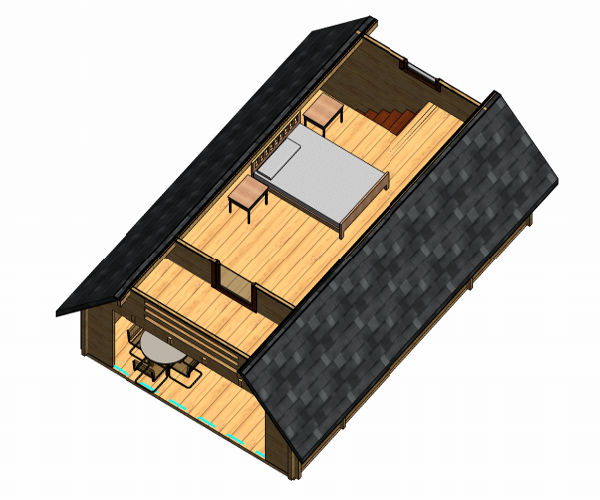 Plano 6 Casa de Madera Nahia