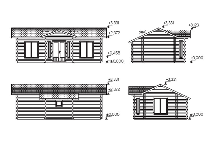 Plano 2 Casa de Madera Penelope