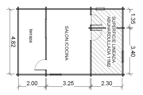 Plano 1 Casa de Madera Sevilla