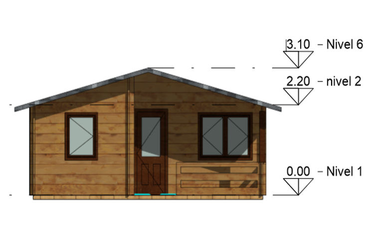 Plano 2 Casa de Madera Sunny
