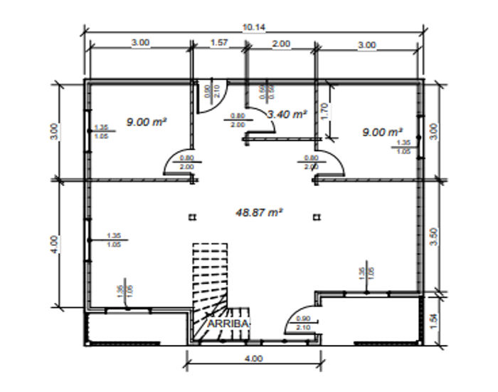 Plano 1 Casa de Madera Tarragona 2020
