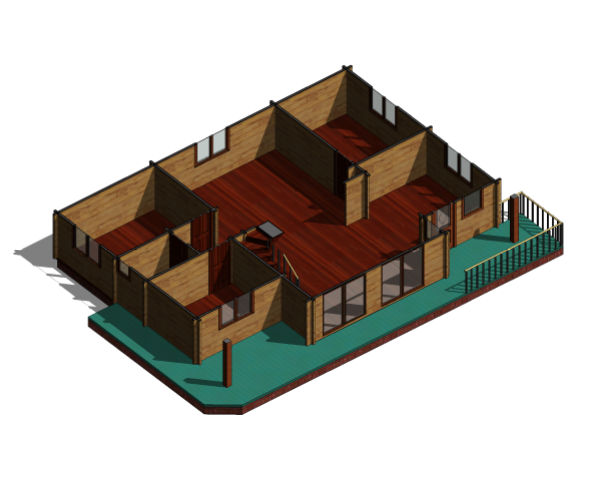 Plano 4 Casa de Madera Tarragona II