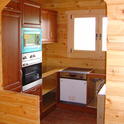 Interiores Casas de Madera Toni