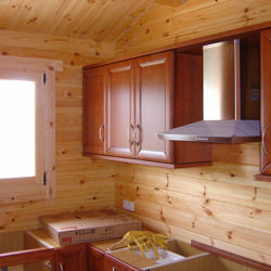 Interiores Casas de Madera Toni