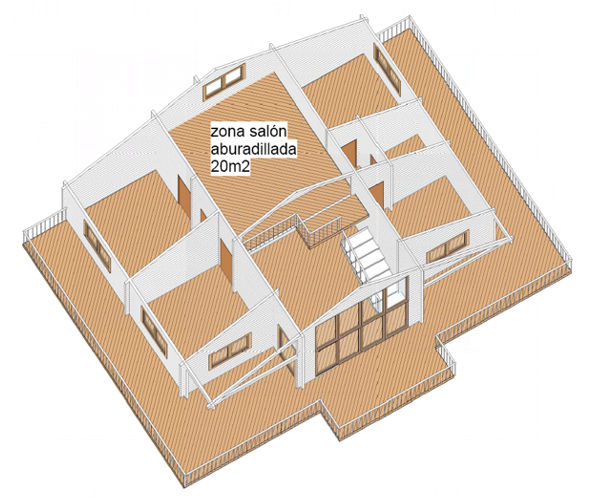 Plano 1 Casa de Madera Valencia