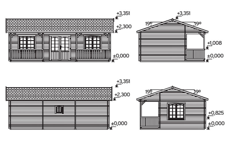 Plano 2 Casa de Madera Wendy